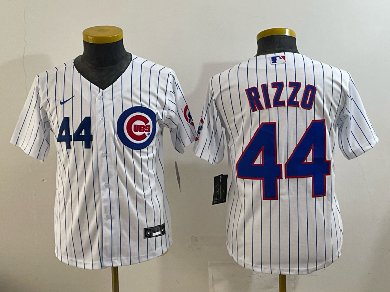 Women Chicago Cubs #44 Rizzo white Nike MLB 2025 jersey 003